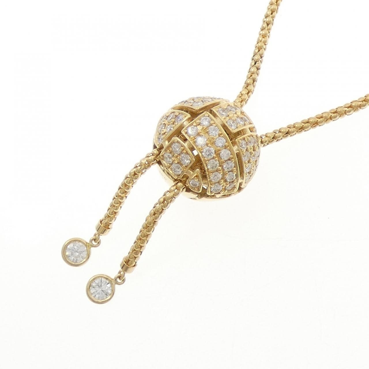 K18YG ダイヤモンド ネックレス 0.82CT