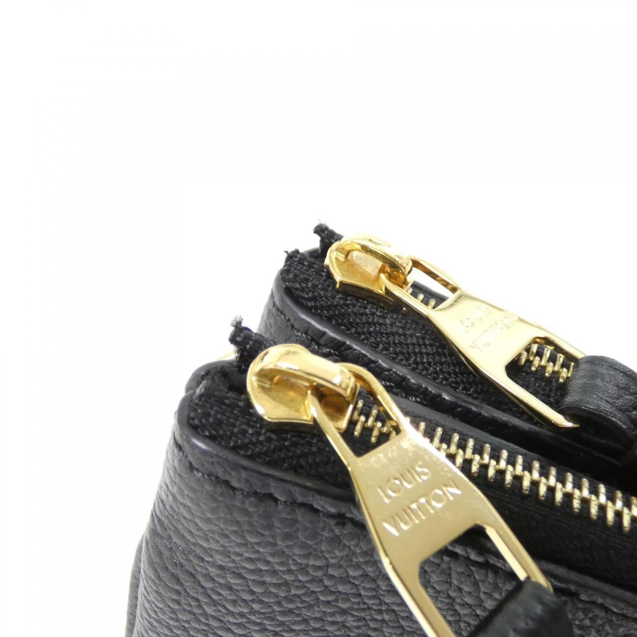 LOUIS VUITTON双色Monogram Empreinte Pochette 双拉链 M80787 单肩包