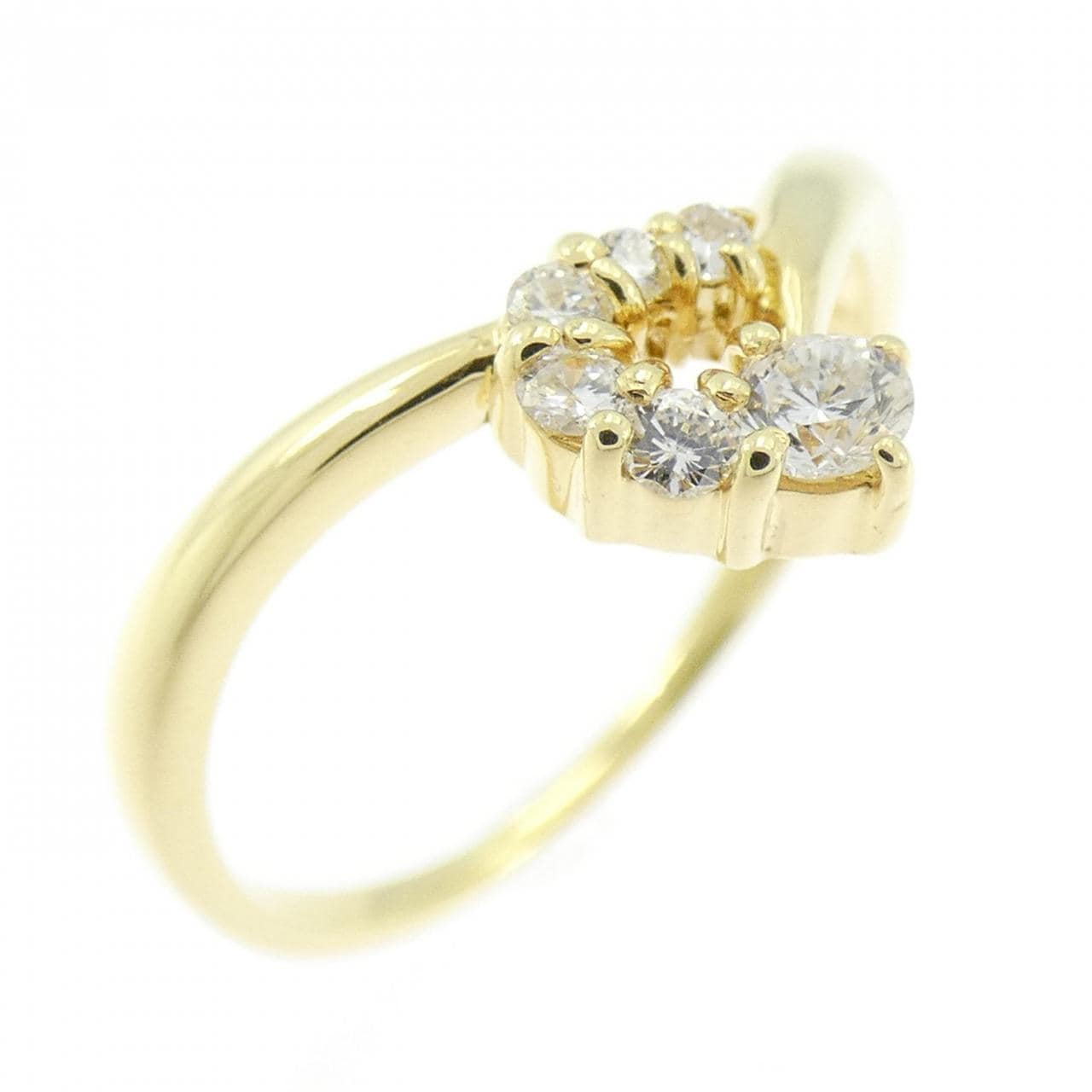 K18YG ダイヤモンド リング 0.15CT