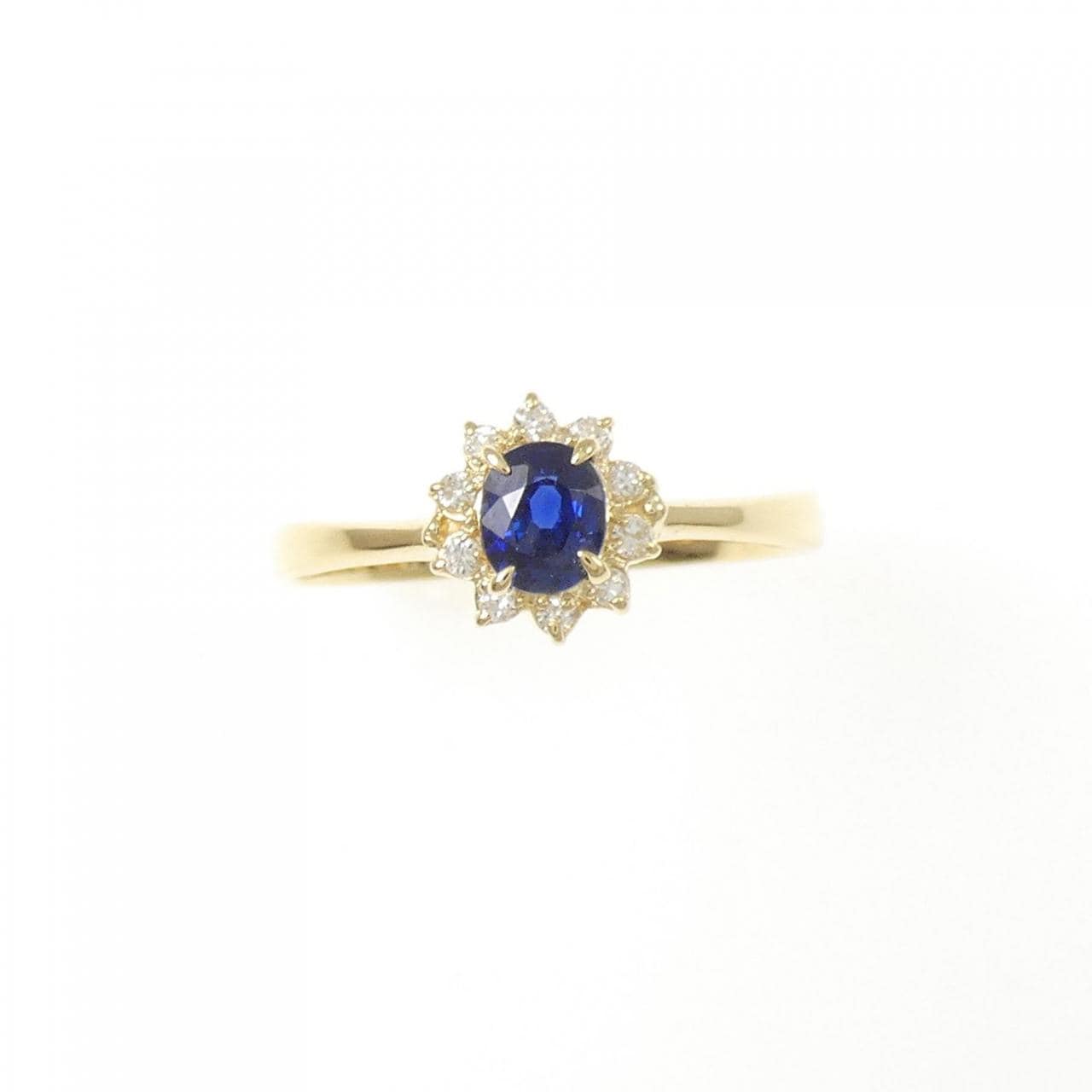 K18YG サファイヤ リング 0.29CT