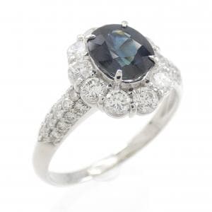 PT900 非加熱 サファイヤ リング 1.086CT