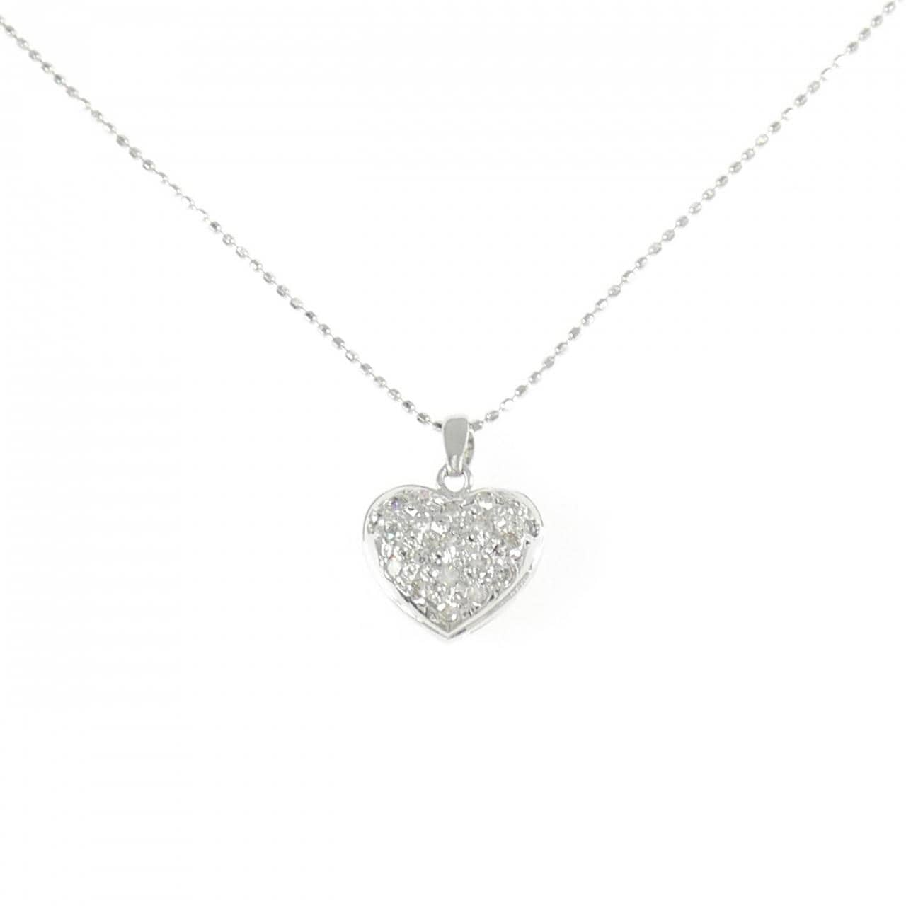 K14WG ダイヤモンド ネックレス 0.20CT