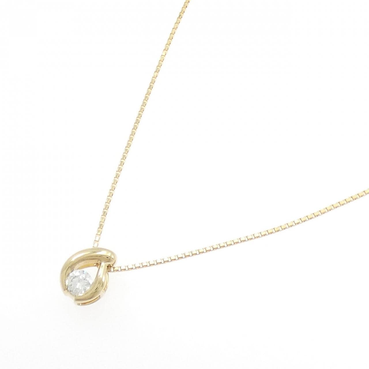 K18YG ダイヤモンド ネックレス 0.303CT