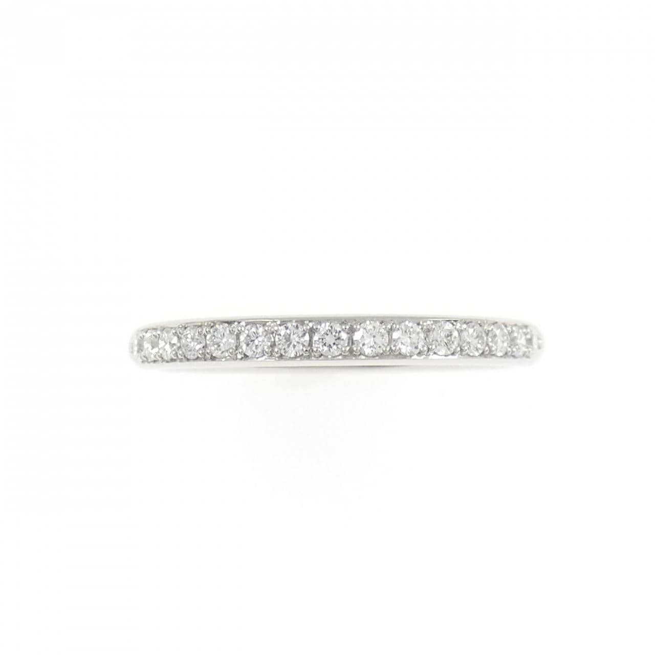 PT950 ハーフエタニティ ダイヤモンド リング 0.15CT