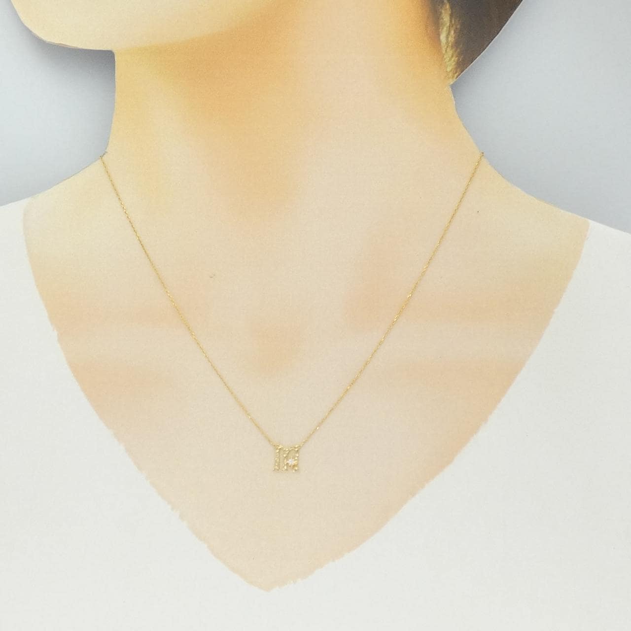 スタージュエリー ダイヤモンド ネックレス 0.01CT