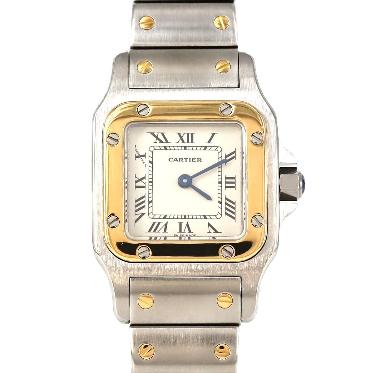 カルティエ サントスガルベSM コンビ W20012C4 SSxYG クォーツ