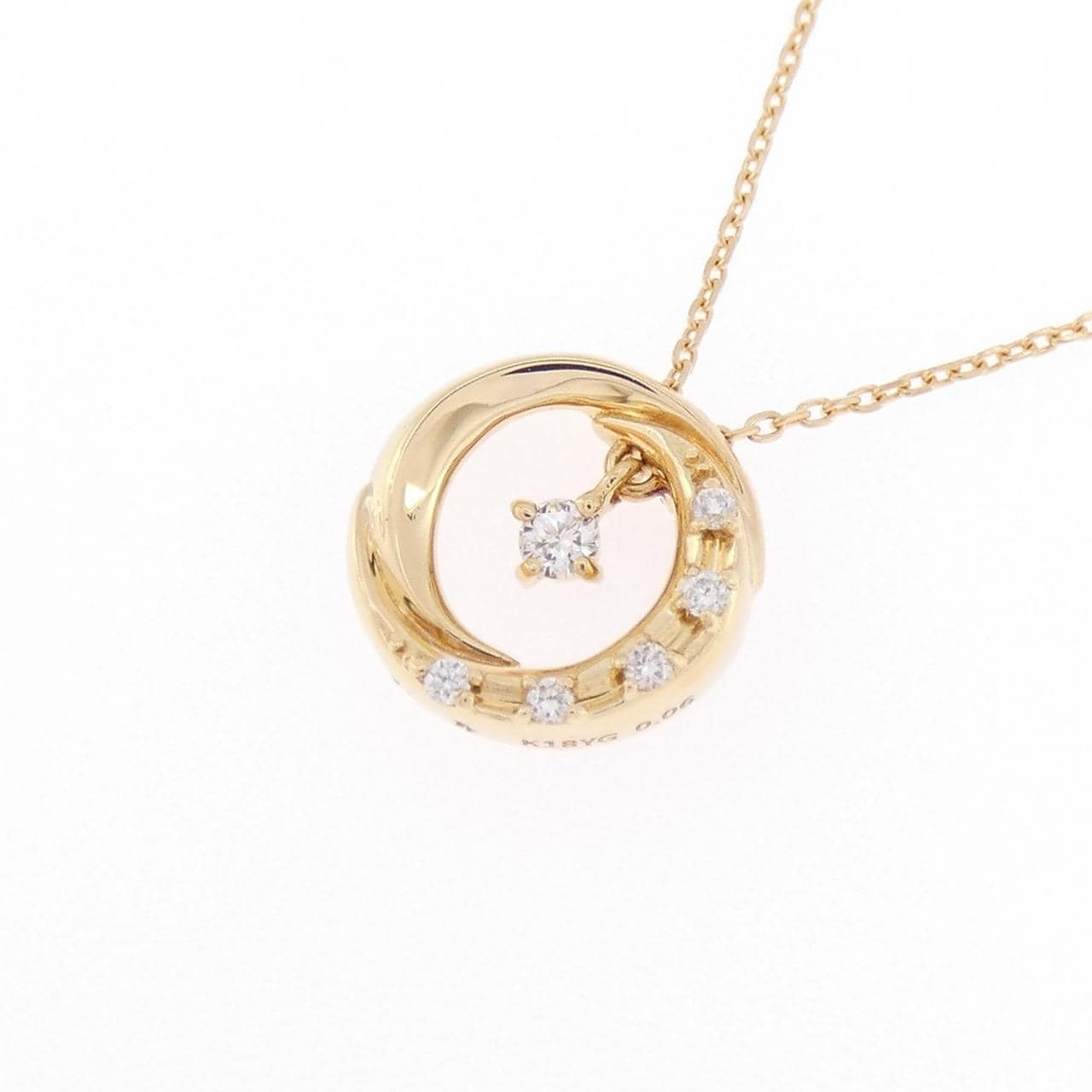 ポンテヴェキオ ダイヤモンド ネックレス 0.06CT