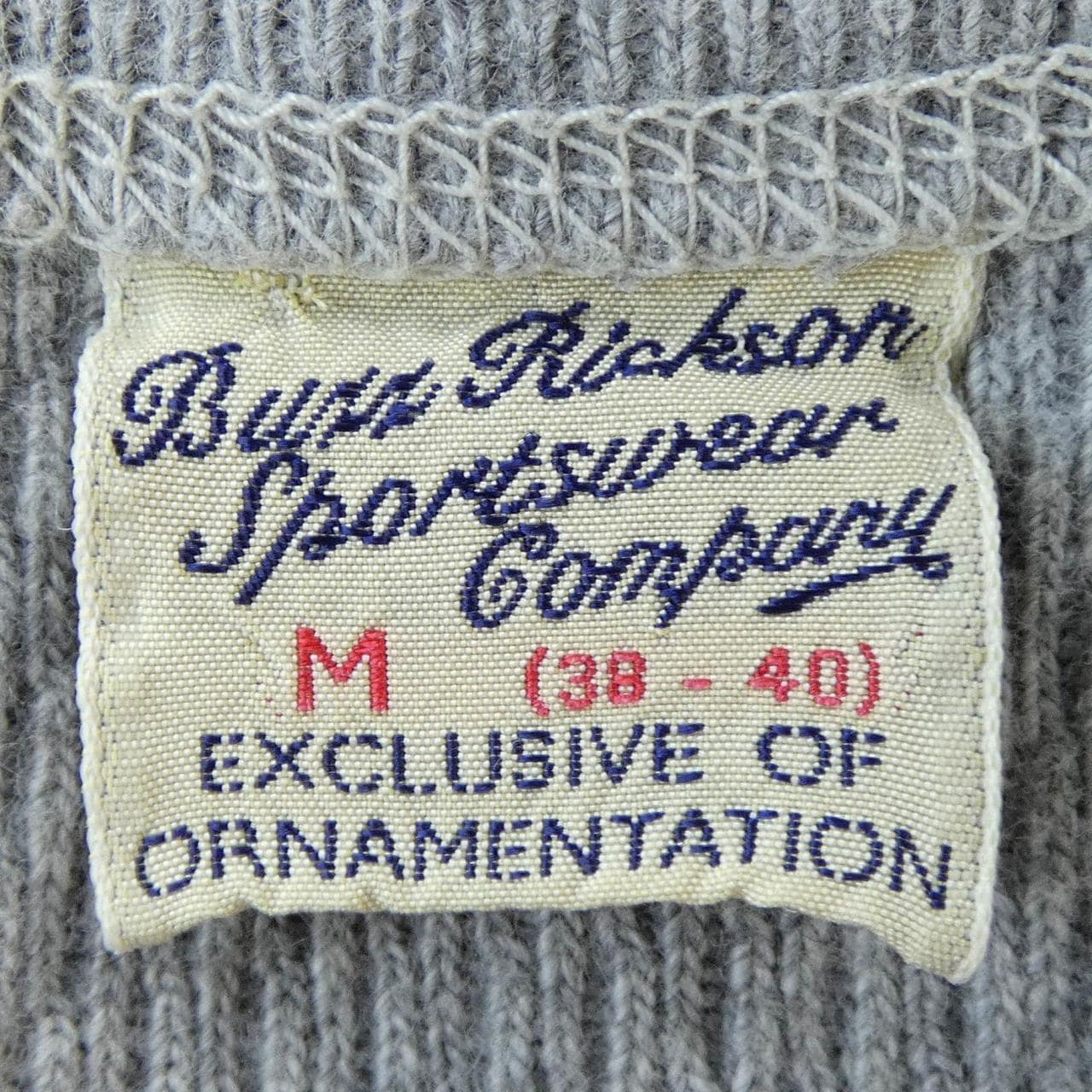 バズリクソンズ BUZZ RICKSON'S トップス