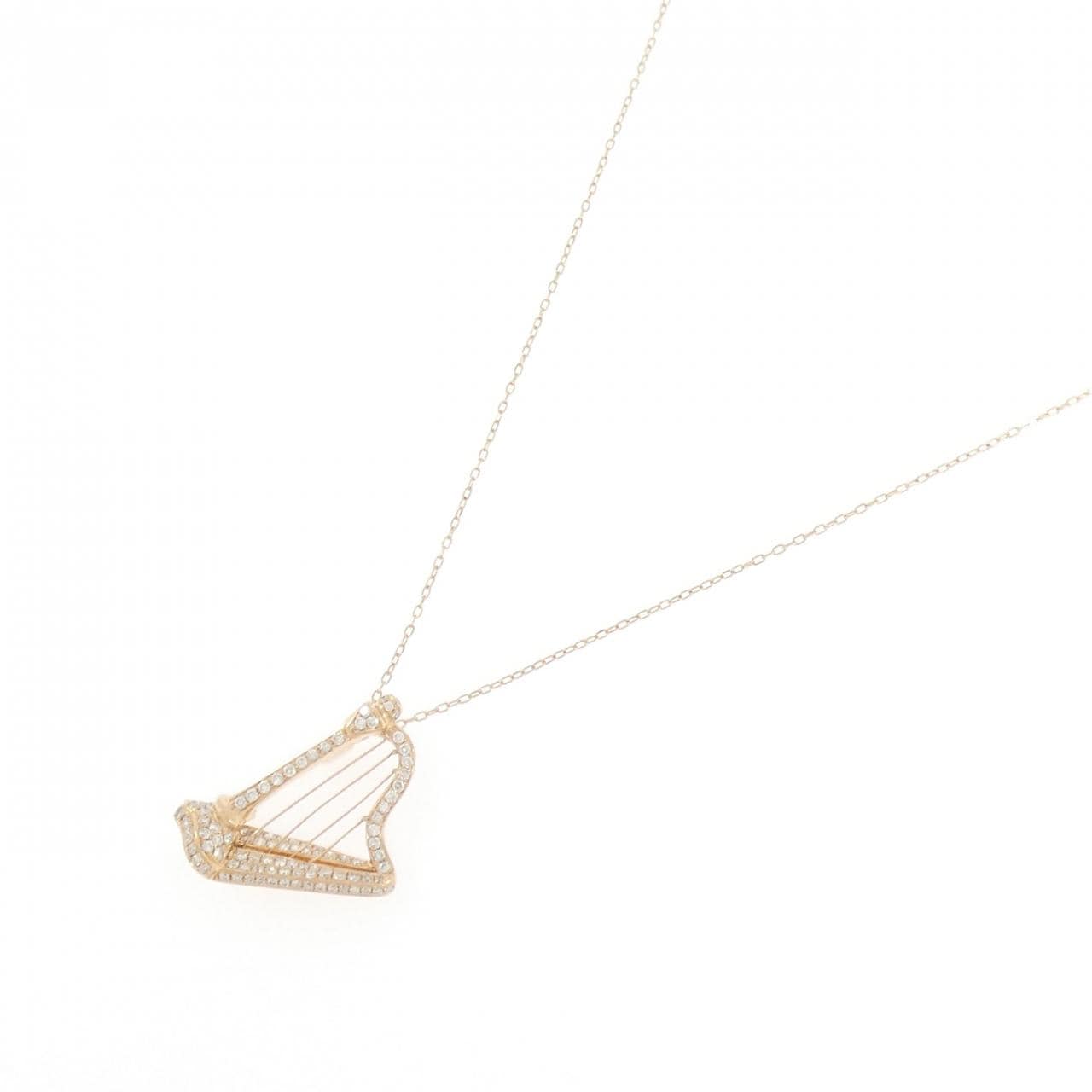 K18PG ダイヤモンド ネックレス 0.50CT