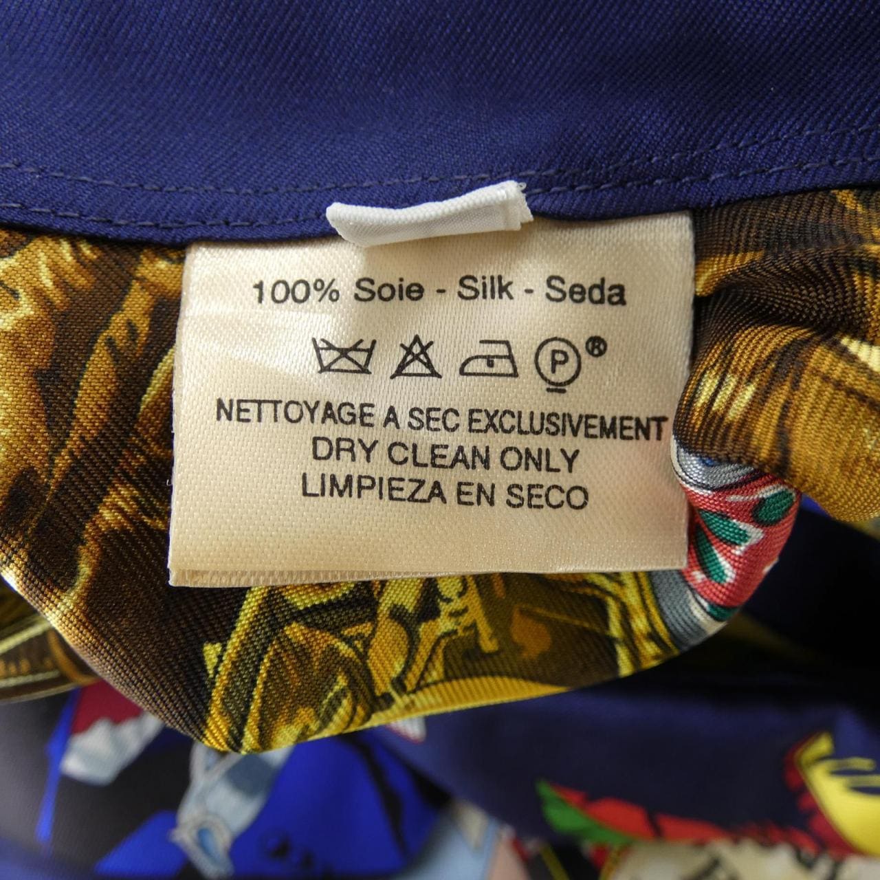 【ヴィンテージ】エルメス HERMES THE ORIGINAL NEW ORALEANS CREOLE JAZZ ツイルレーヌ. シャツ