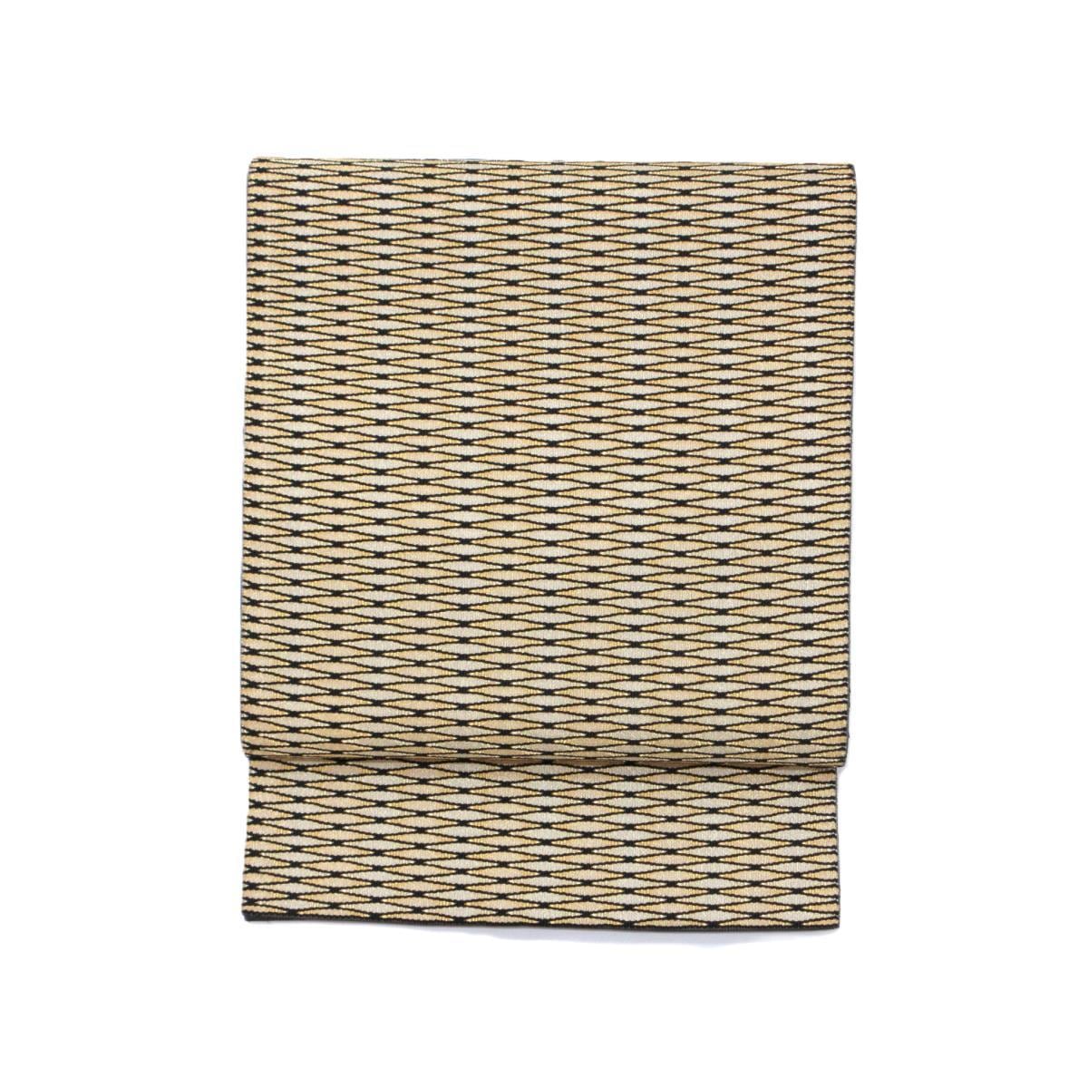 【未使用品】袋帯　魚々子縞【北村武資】