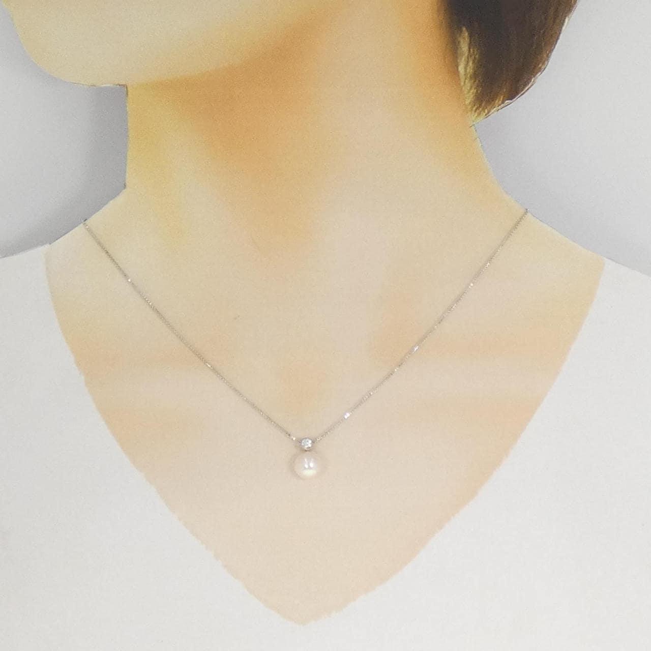 PT900/PT850 アコヤパール ネックレス 8mm