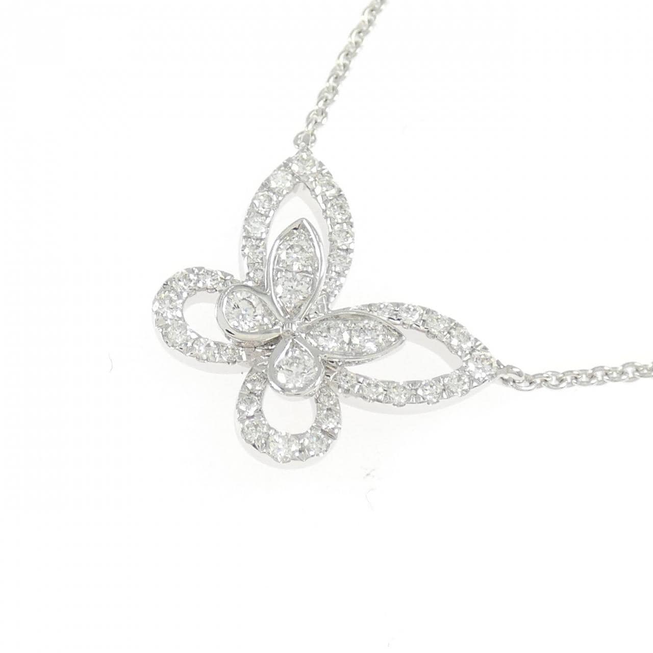 Graff Butterfly Silhouette Mini Necklace