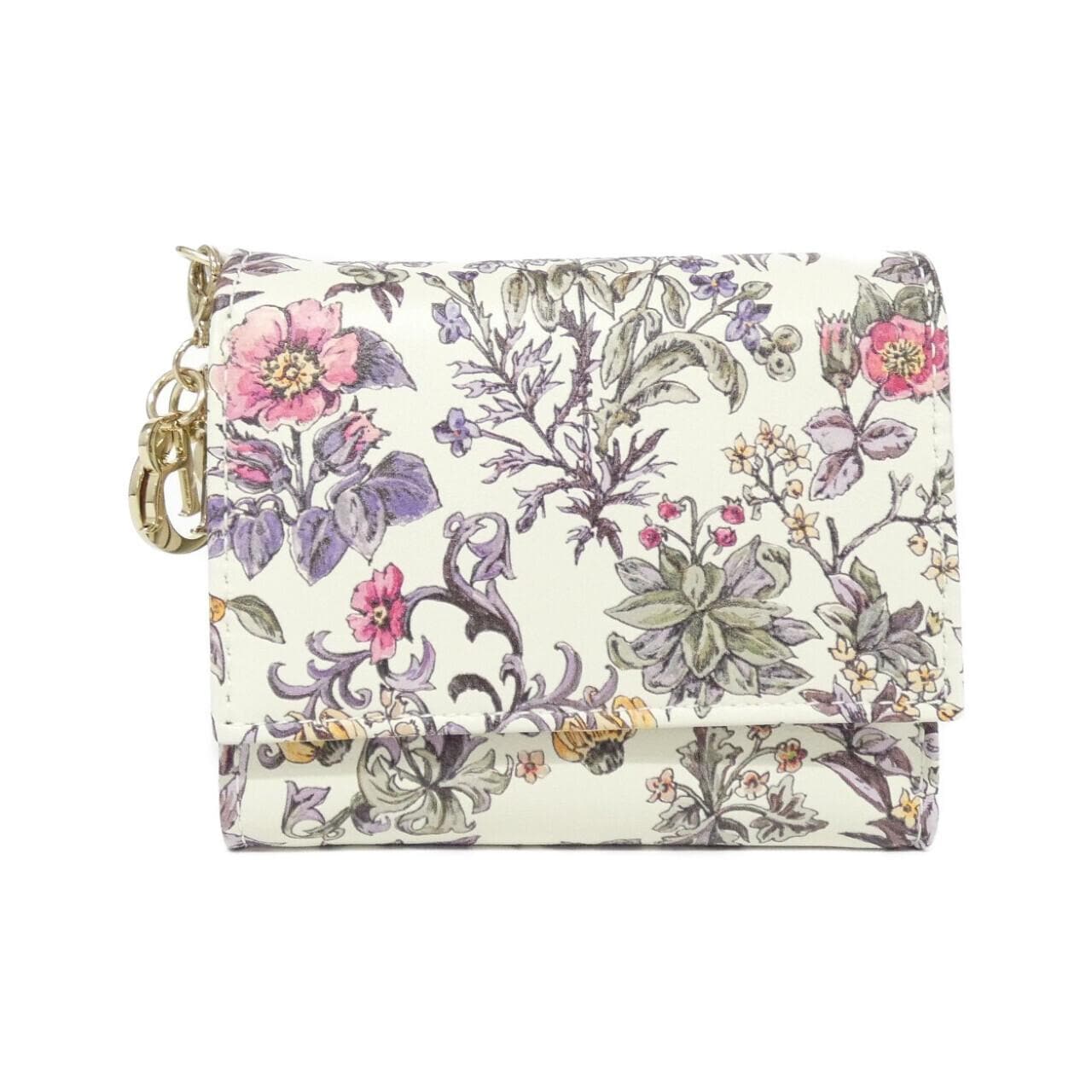 クリスチャンディオール MILLEFIORI レディ ディオール ロータス ウォレット S0181OZCS 財布