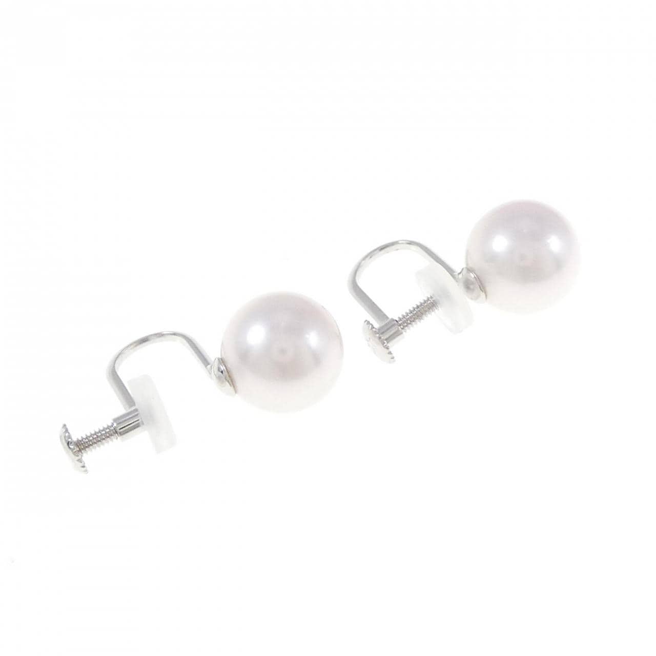 Akoya pearl necklace and earrings set 8-8.5mm