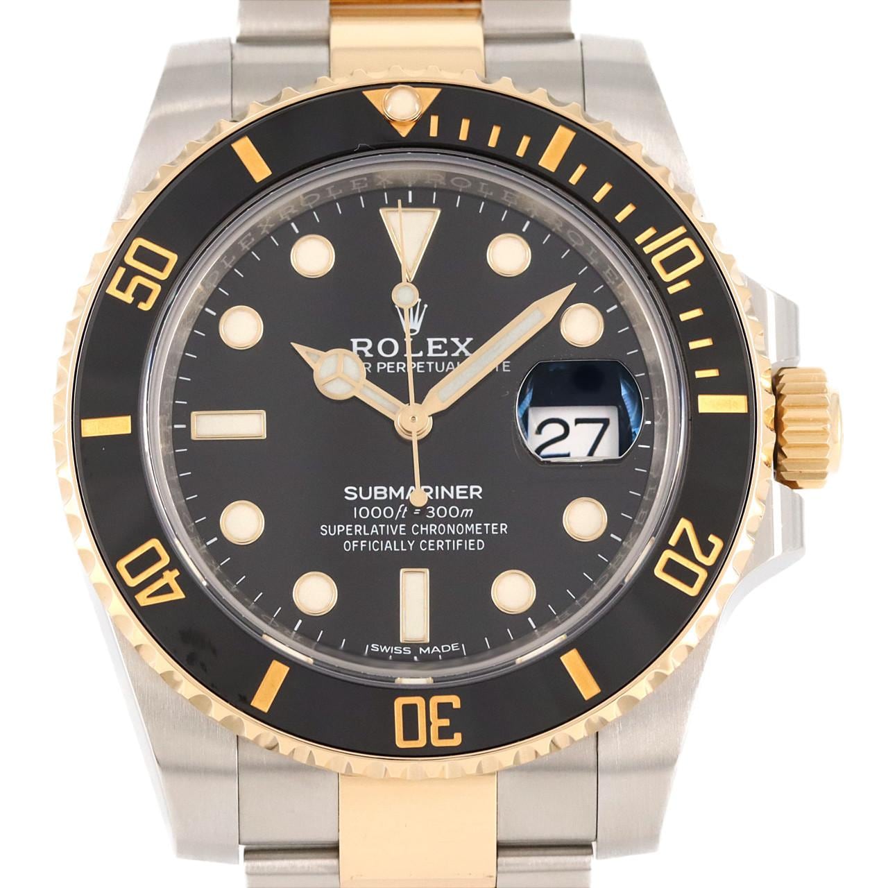 ROLEX Submariner Date 116613LN SSxYG自动上弦random number