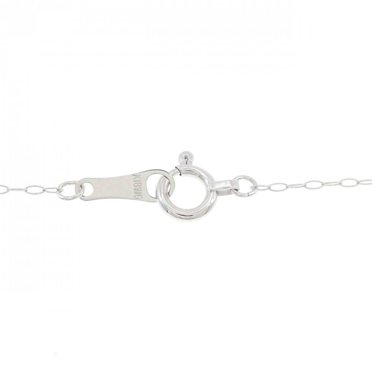 K18WG ダイヤモンド ネックレス 0.03CT