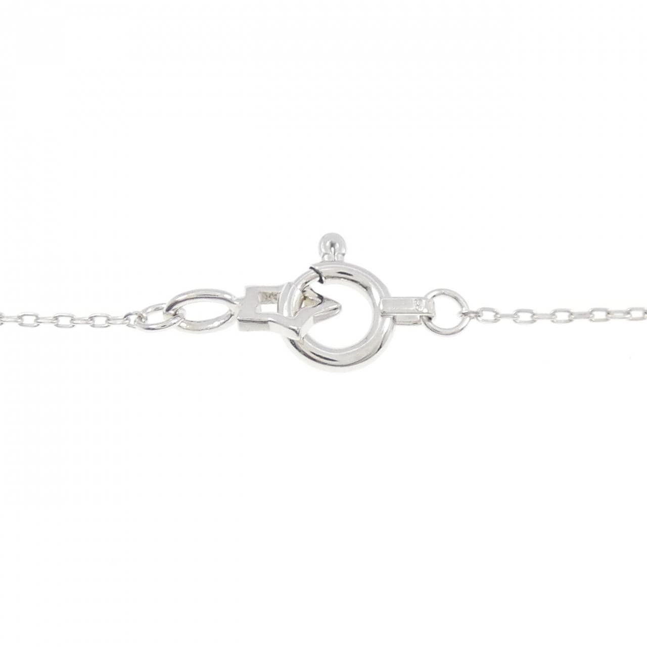 K18WG スター ルビー ネックレス