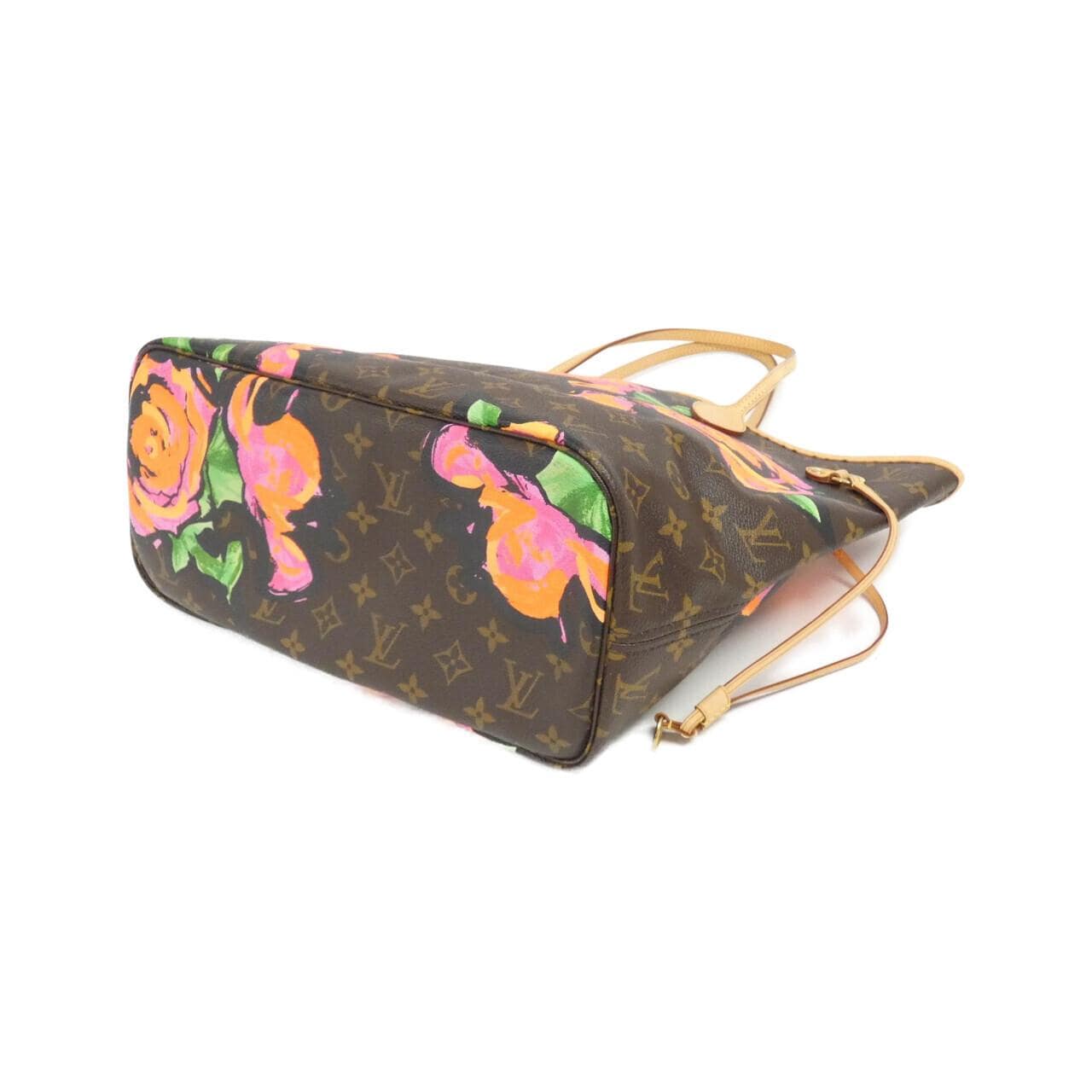 LOUIS VUITTON Monogram Rose (Stephen Sprouse) Neverfull MM M48613 包