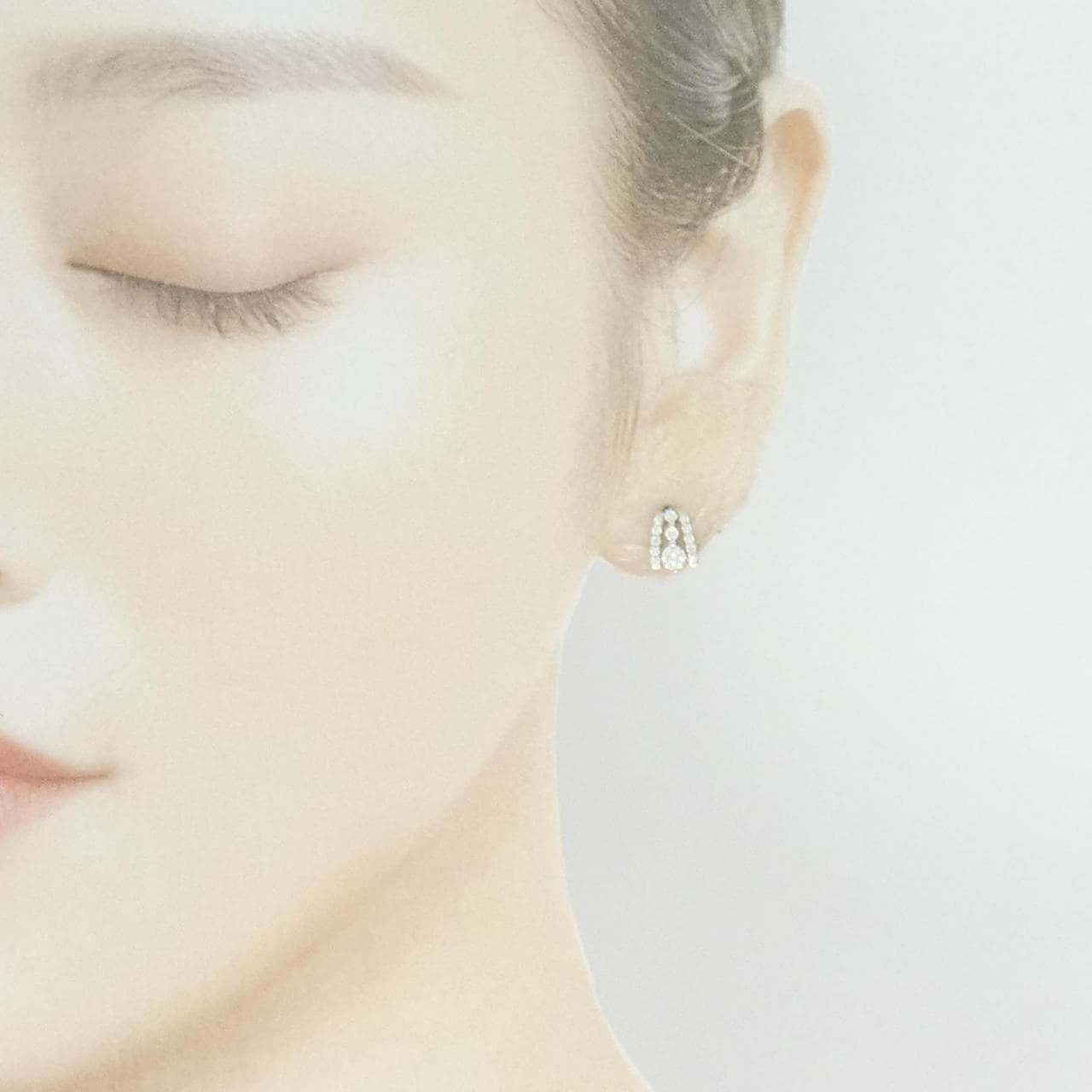 PT950/PT900 ダイヤモンド ピアス 0.44CT
