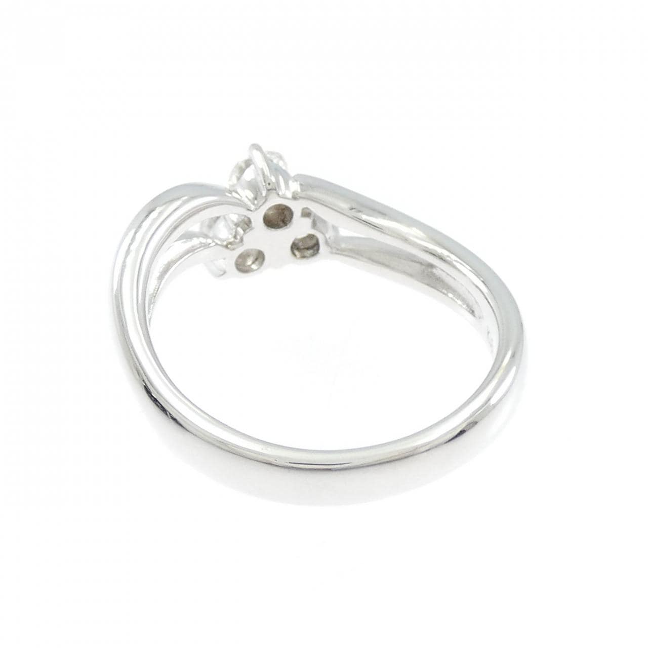 K18WG ダイヤモンド リング 0.30CT