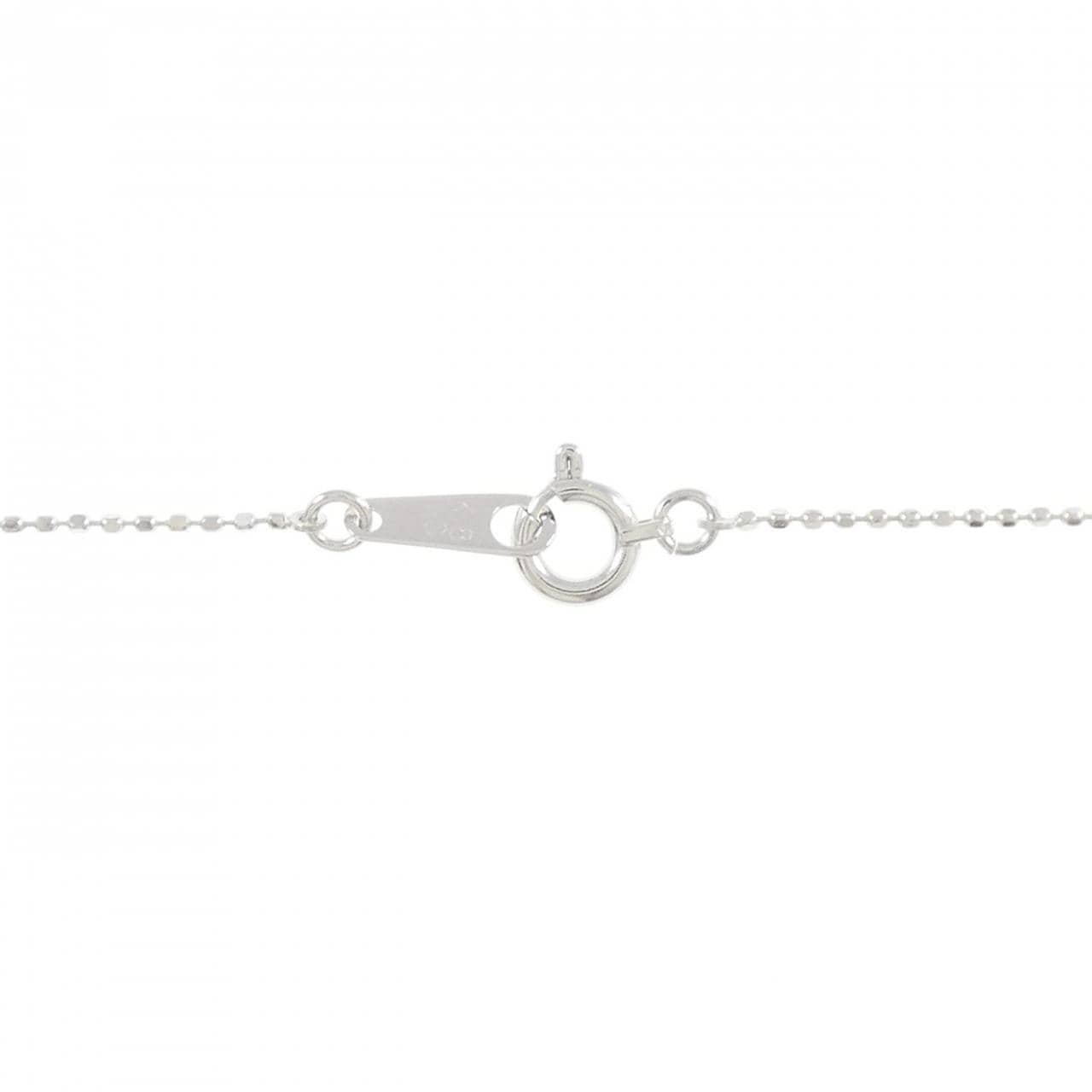 K18WG ハート ダイヤモンド ネックレス 0.20CT