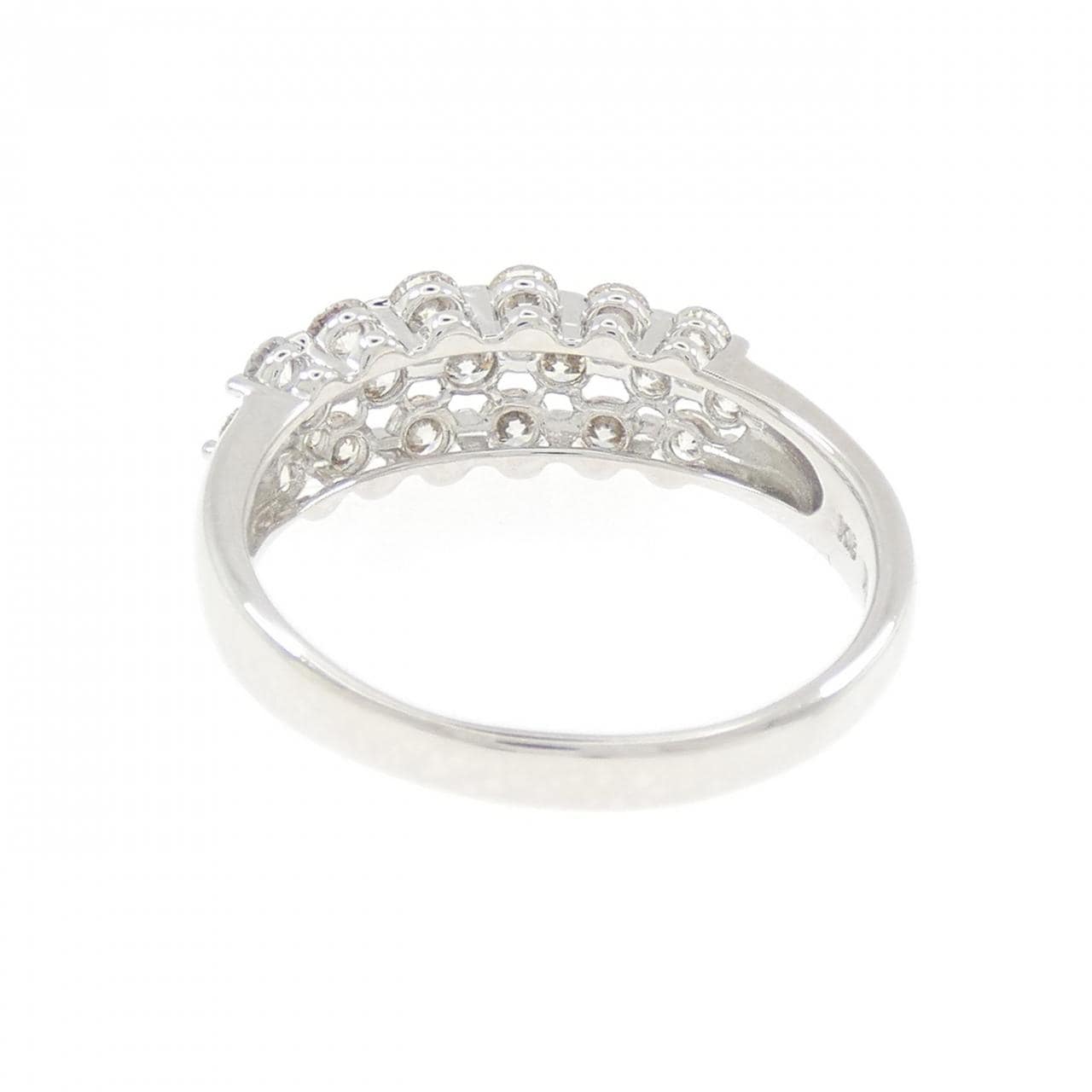 K18WG ダイヤモンド リング 1.00CT