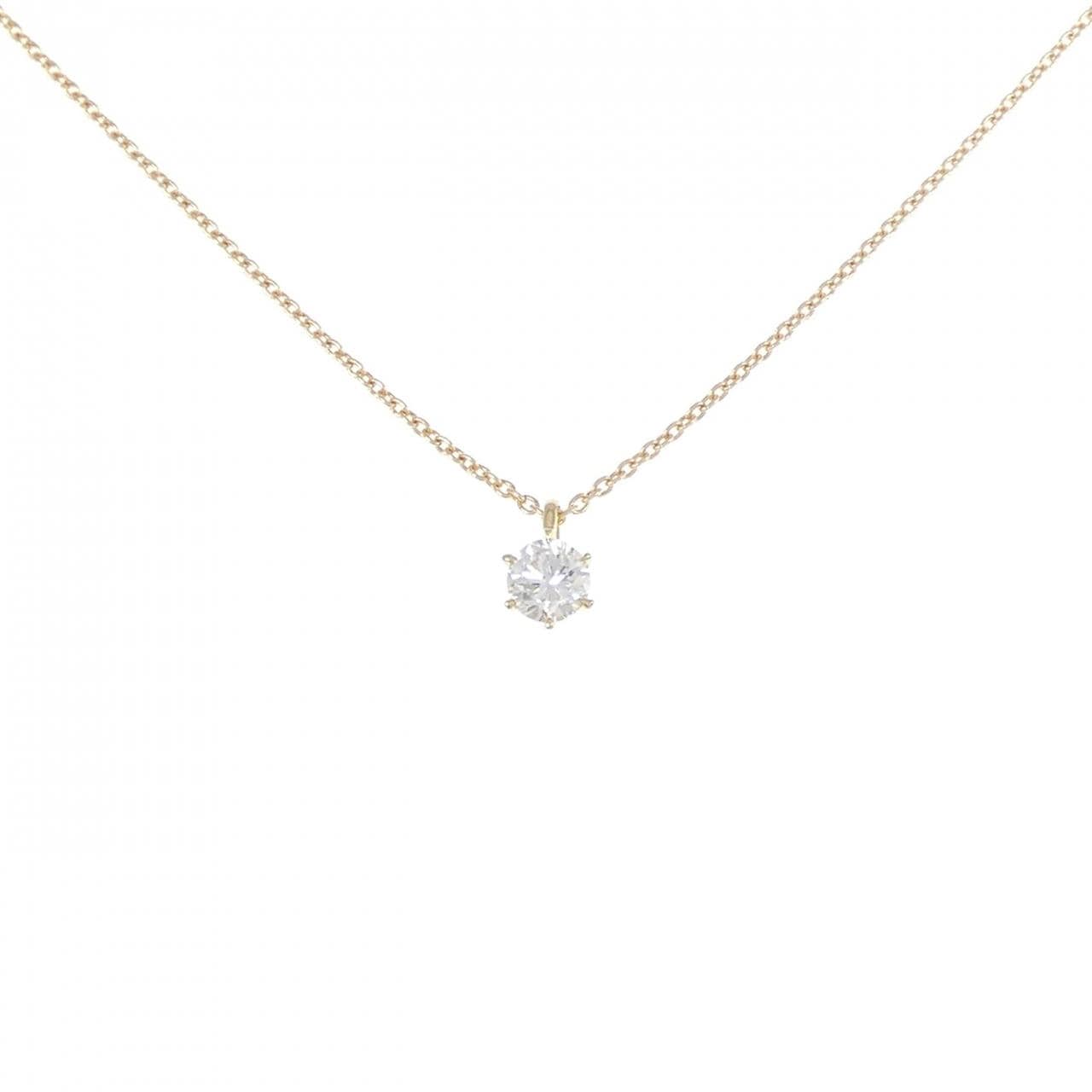 [Remake] K18YG Diamond Necklace 0.214CT D SI1 Good