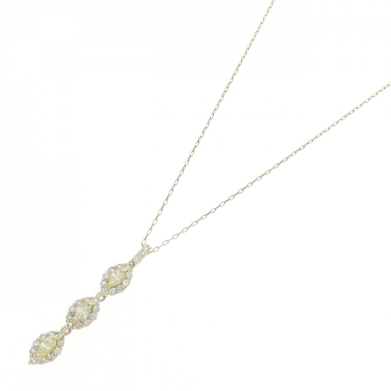 【新品】K18YG ダイヤモンド ネックレス 0.50CT