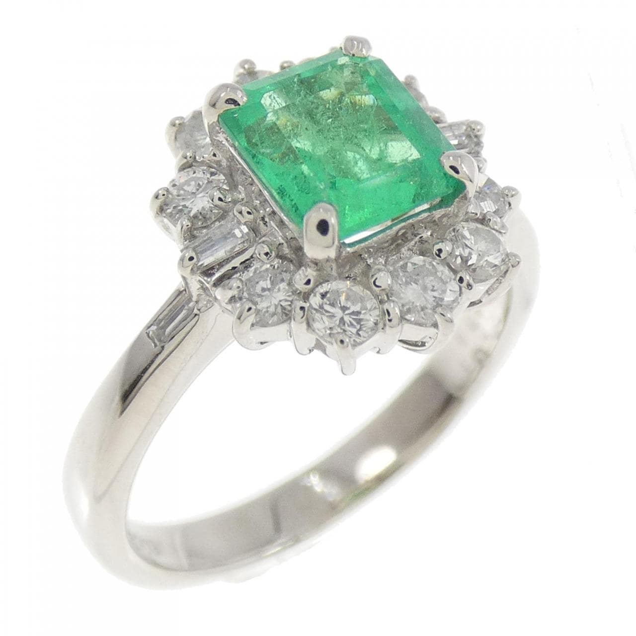 PT900 エメラルド リング 0.87CT