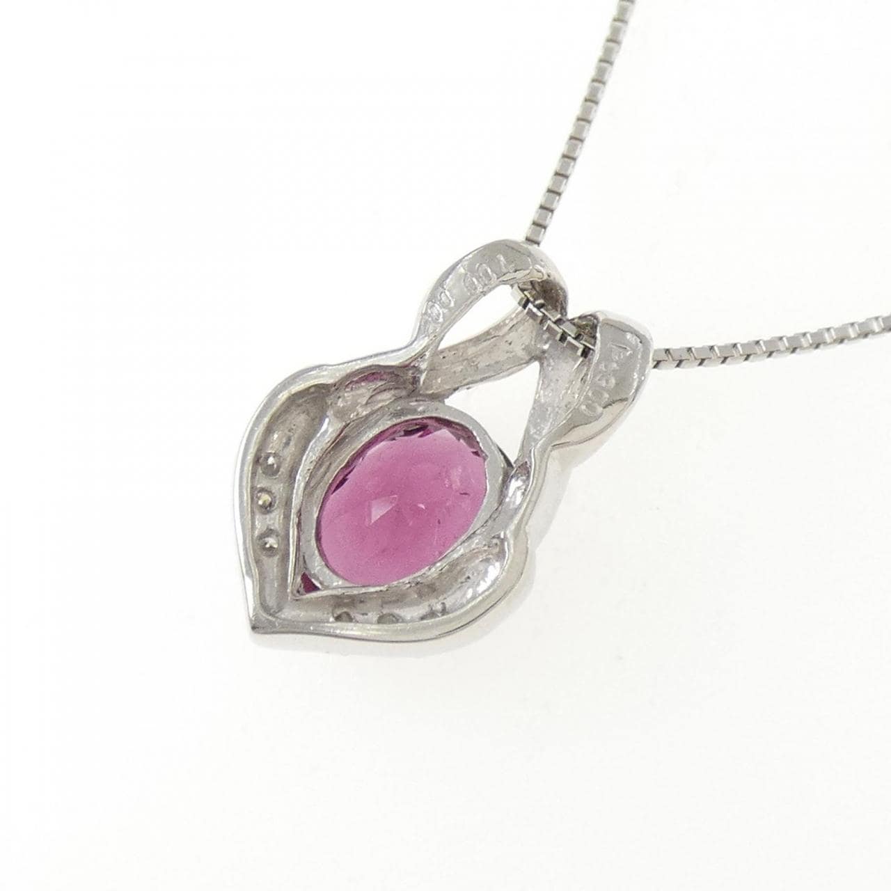 PT900/PT850 ガーネット ネックレス 2.00CT