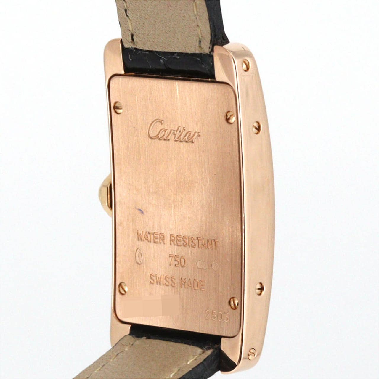 カルティエ タンクアメリカンSM PG/クロスD WB707931 PG･RG クォーツ