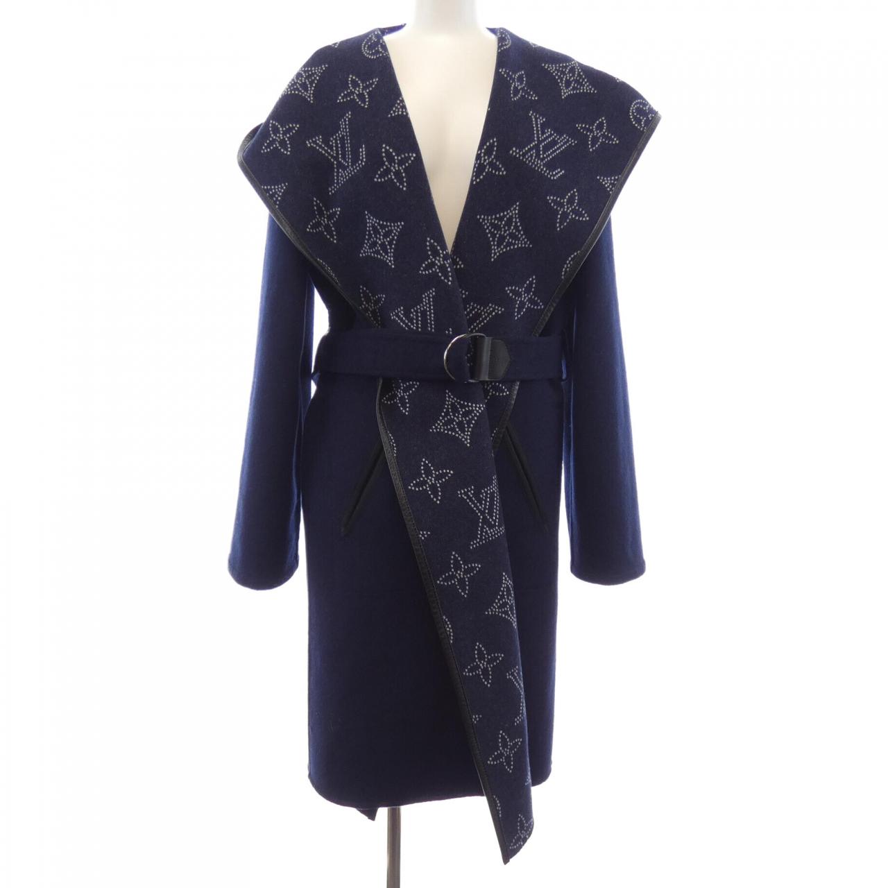 ルイヴィトン LOUIS VUITTON リバーシブルマヒナモノグラムラップコート FMCO09J54 コート