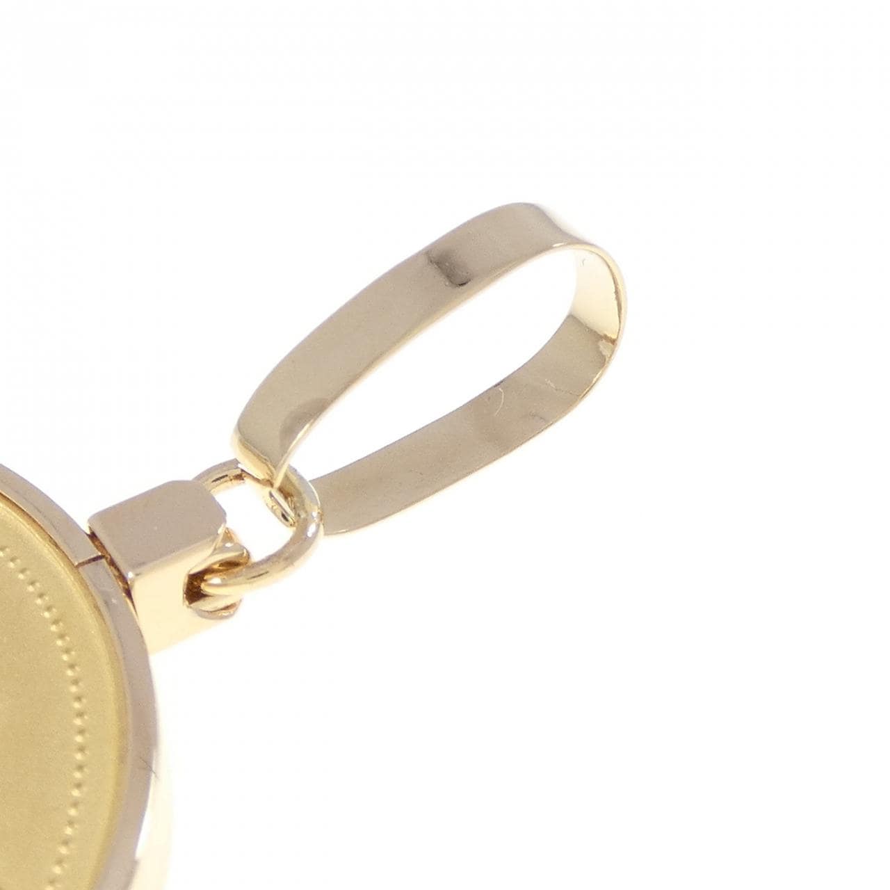 K18YG(枠) コイン ペンダント