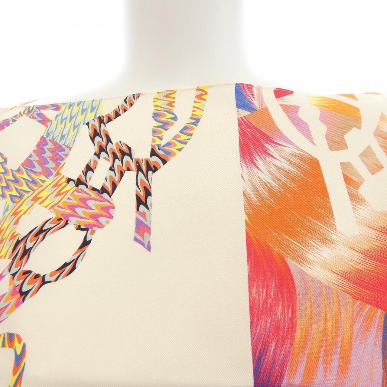 エルメス HERMES カレ ドサール ブリッド･ドゥ･ガラ　マーブルシルク H783890S ツイルレーヌ ポンチョ