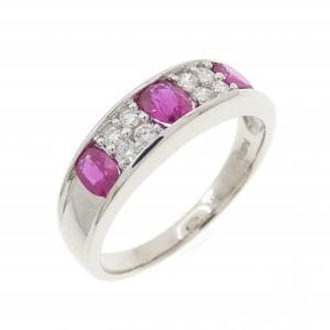 PT900 ルビー リング 0.60CT