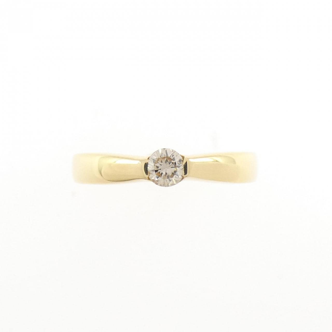K18YG ダイヤモンド リング 0.10CT