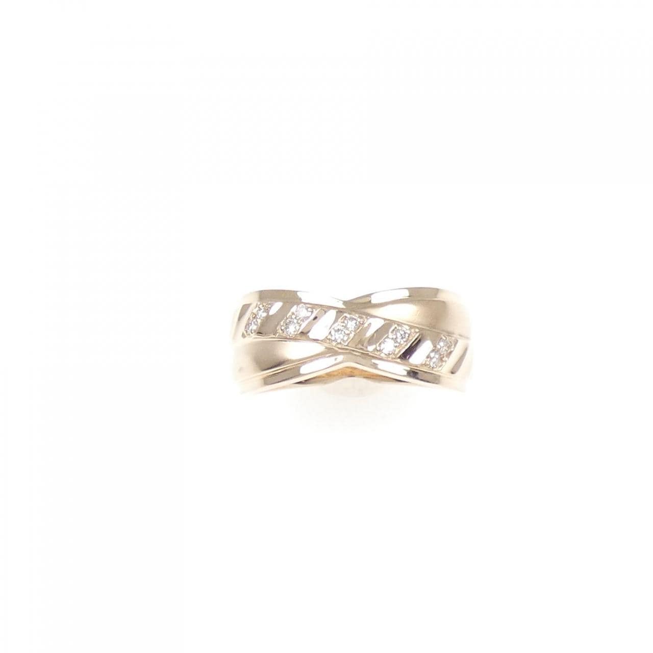 K18PG ダイヤモンド リング 0.10CT