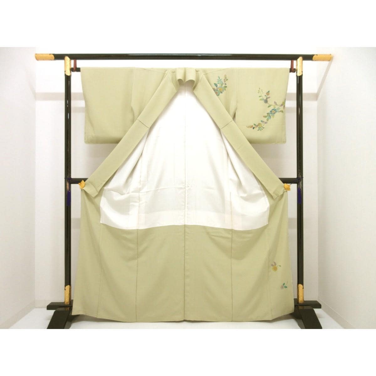 【未使用品】訪問着　友禅金彩加工　ボカシ染