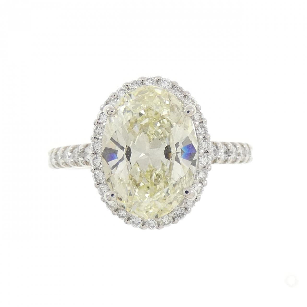 PT900 ダイヤモンド リング 2.183CT LY VS2 オーバルカット