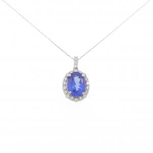 【新品】PT900/PT850 タンザナイト ネックレス 1.98CT