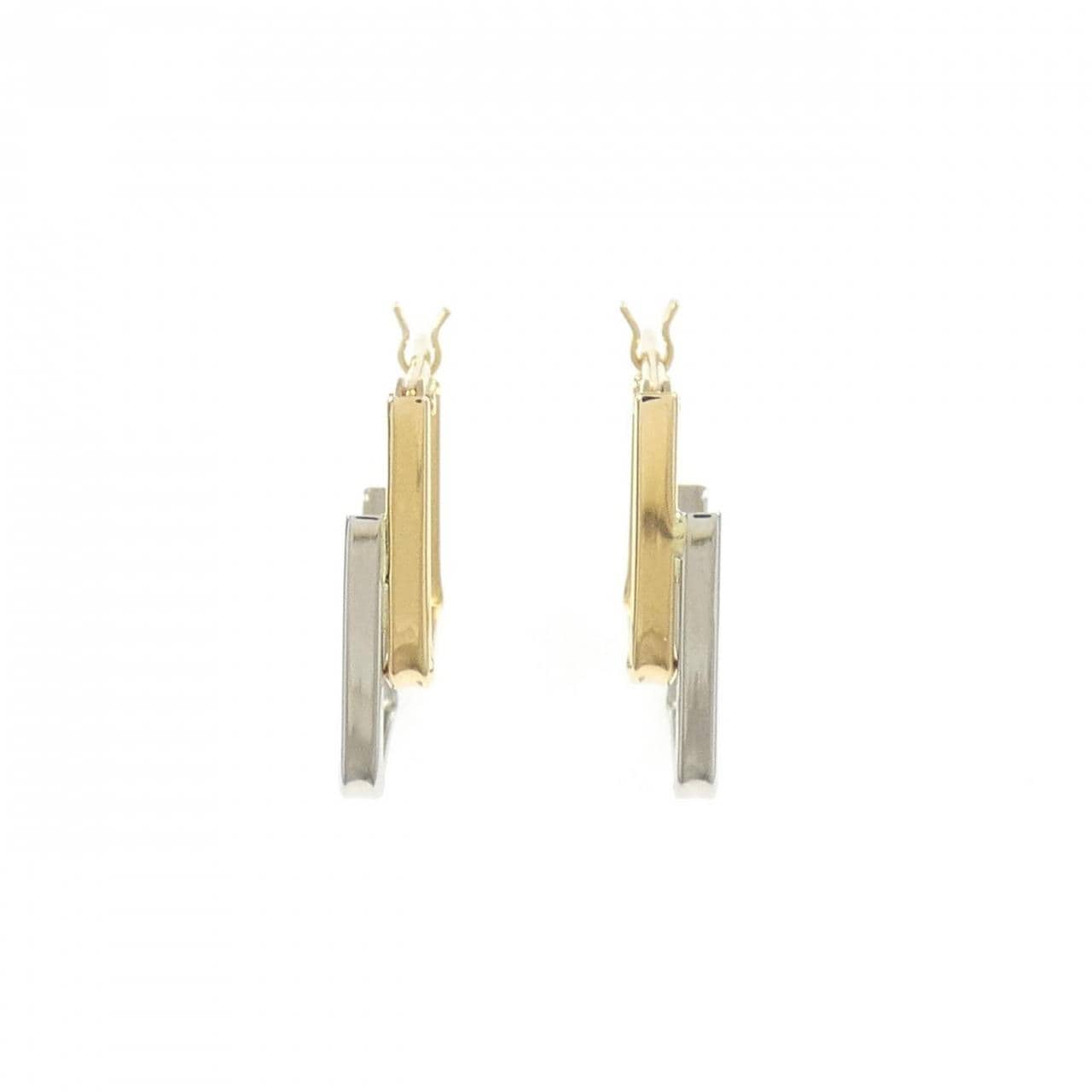 【新品】K18YG/PT900 ピアス