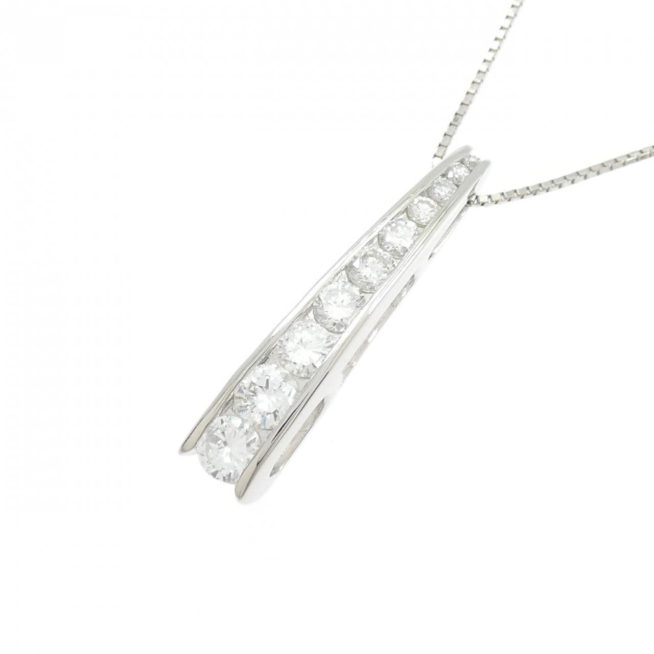 PT900/PT850 ダイヤモンド ネックレス 1.02CT