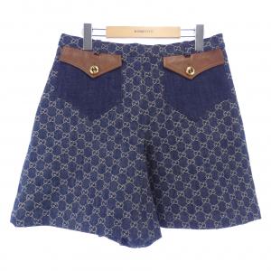 グッチ GUCCI ウォッシュド オーガニックデニム 652661 XDBLL ショートパンツ