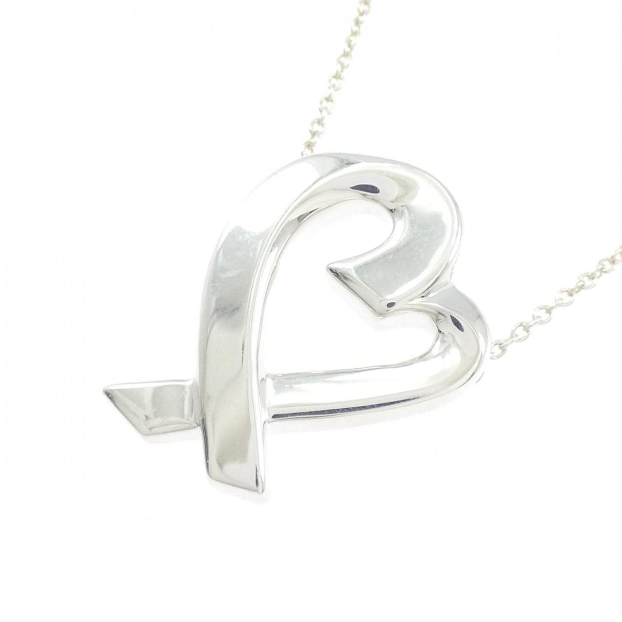 ティファニー ラビングハート ネックレス