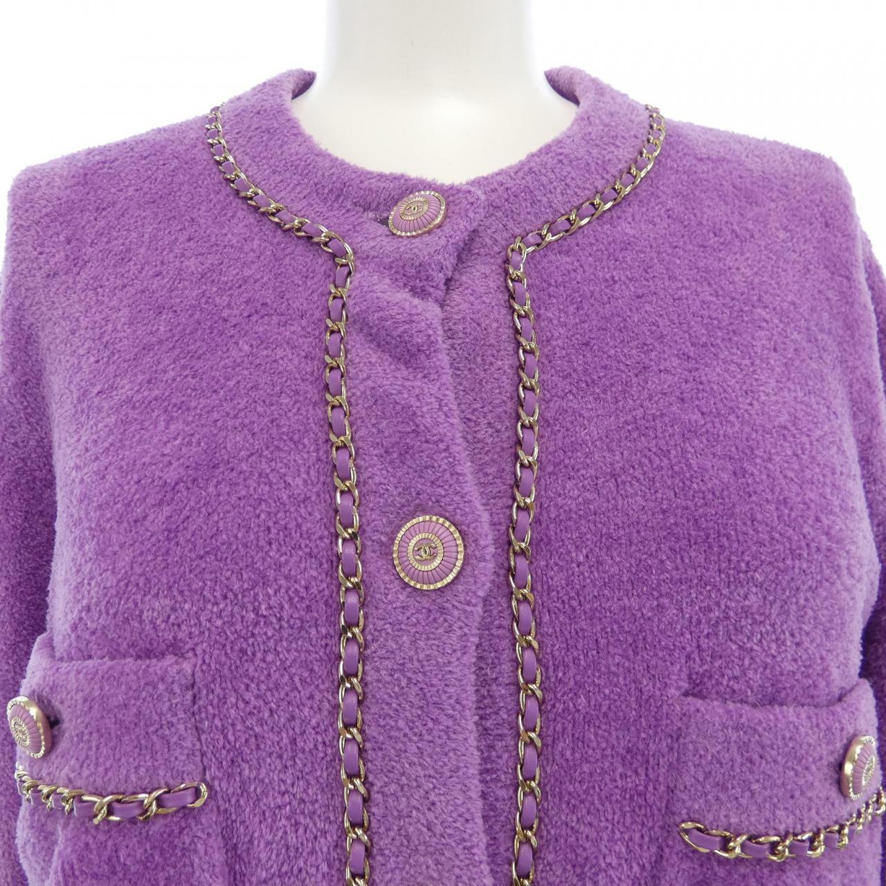 シャネル CHANEL ノーカラージャケット