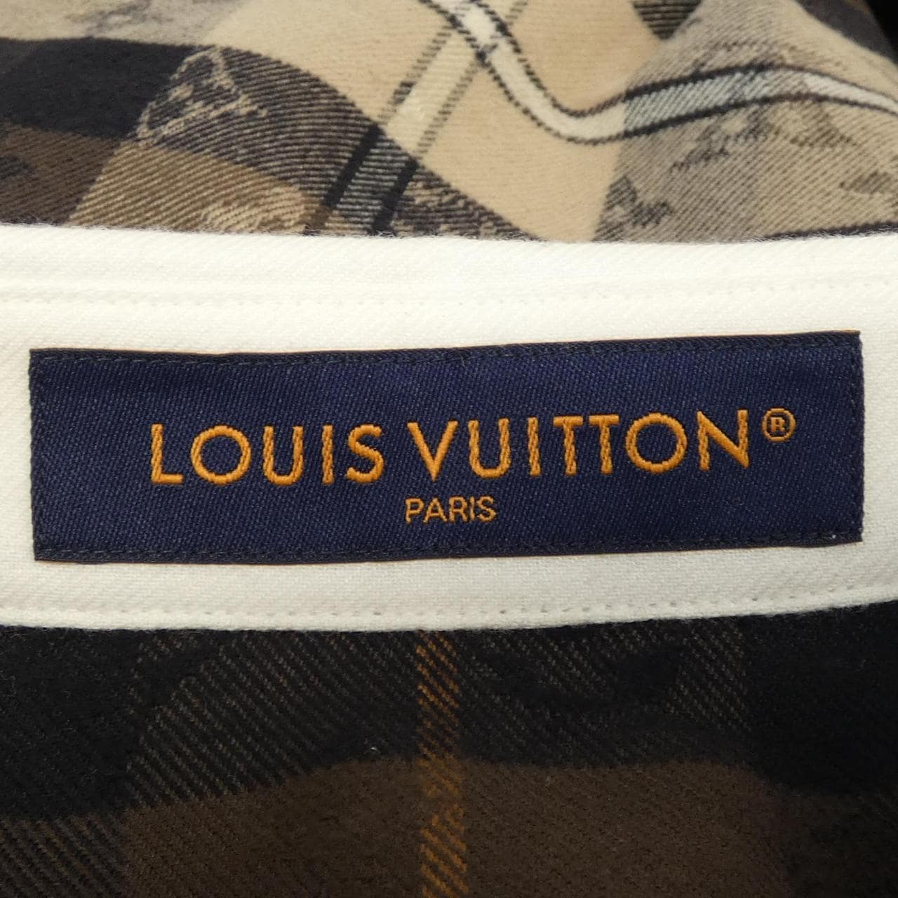 ルイヴィトン LOUIS VUITTON モノグラムフランネル HUS33WWLE シャツ