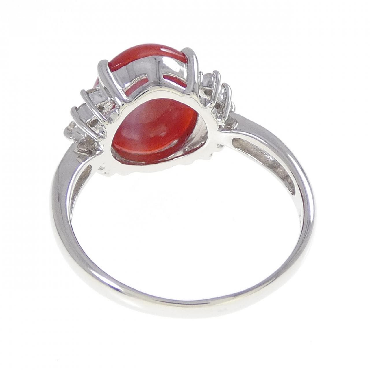 PT900 サンゴ リング 3.81CT