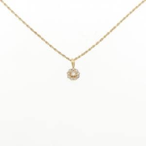K18YG/14KYG ダイヤモンド ネックレス 0.20CT