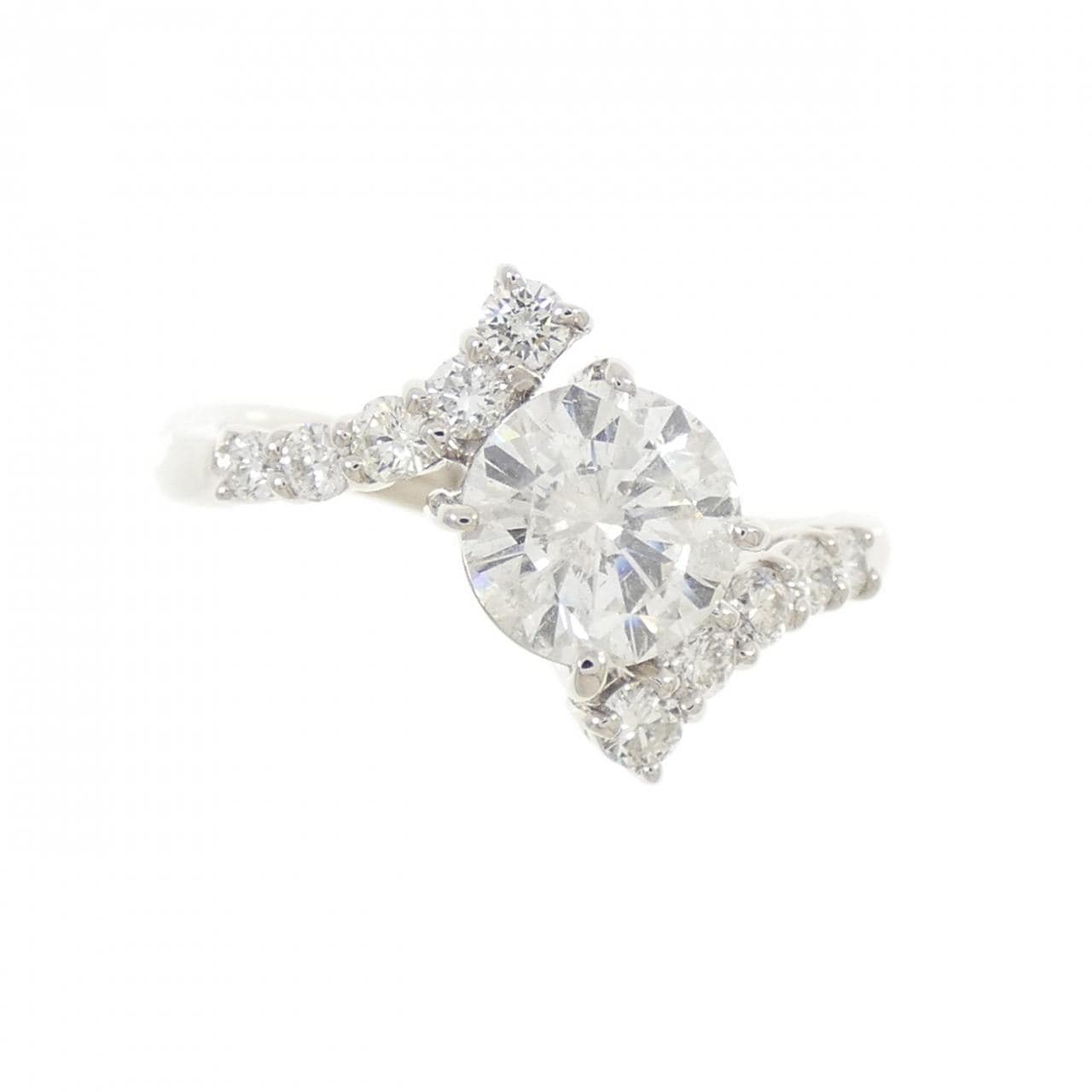 PT900 ダイヤモンド リング 1.516CT H I1 Good